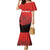Custom Switzerland Football Family Matching Mermaid Dress and Hawaiian Shirt Swiss Alps