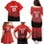 Custom Switzerland Football Family Matching Puletasi and Hawaiian Shirt Swiss Alps