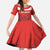 Custom Switzerland Football Family Matching Tank Maxi Dress and Hawaiian Shirt Swiss Alps