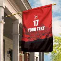 Custom Switzerland Football Garden Flag Swiss Alps