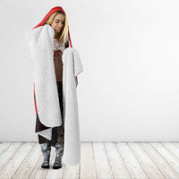 Custom Switzerland Football Hooded Blanket Swiss Alps