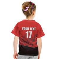 Custom Switzerland Football Kid T Shirt Swiss Alps
