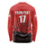 Custom Switzerland Football Long Sleeve Shirt Swiss Alps