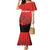 Custom Switzerland Football Mermaid Dress Swiss Alps