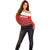 Custom Switzerland Football Off Shoulder Sweater Swiss Alps