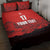 Custom Switzerland Football Quilt Bed Set Swiss Alps