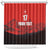 Custom Switzerland Football Shower Curtain Swiss Alps