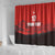 Custom Switzerland Football Shower Curtain Swiss Alps