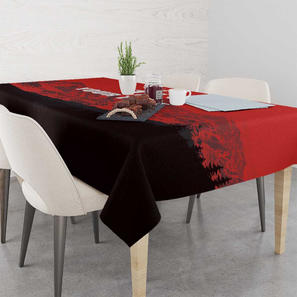 Custom Switzerland Football Tablecloth Swiss Alps