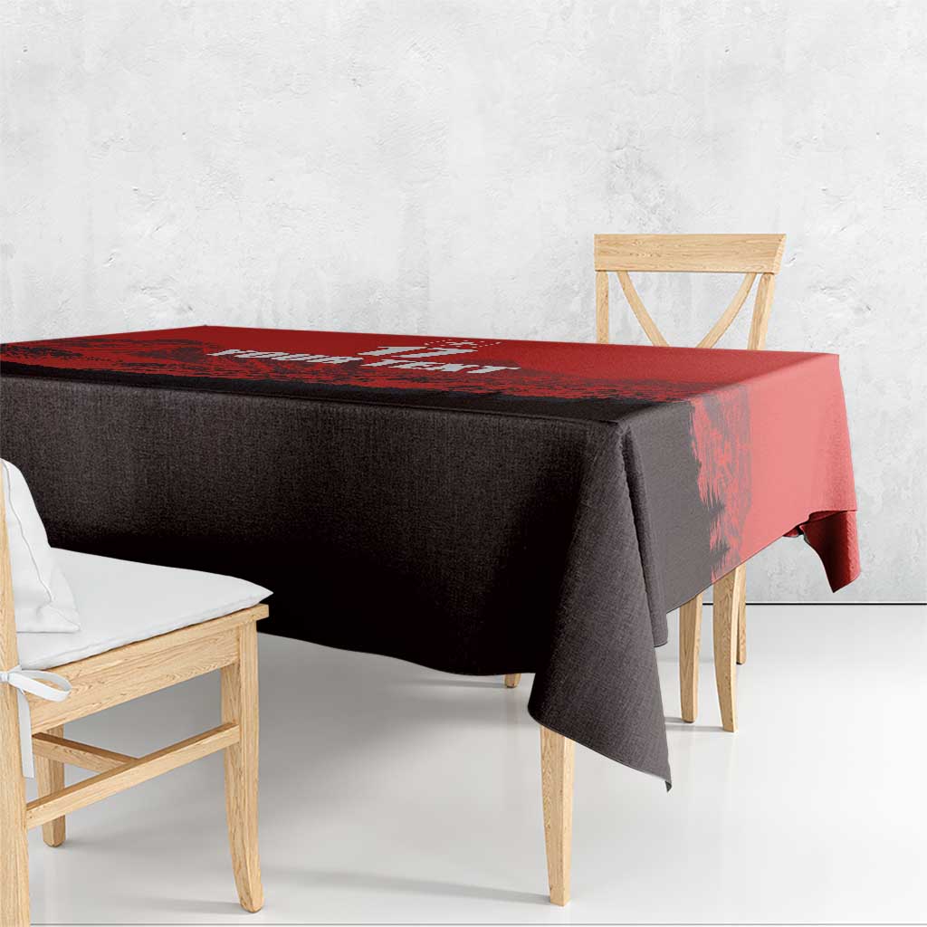 Custom Switzerland Football Tablecloth Swiss Alps