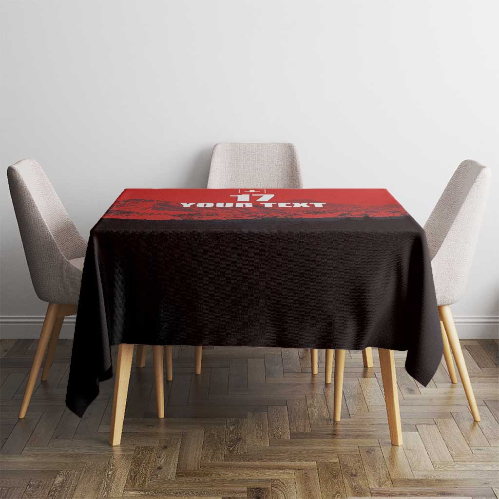 Custom Switzerland Football Tablecloth Swiss Alps