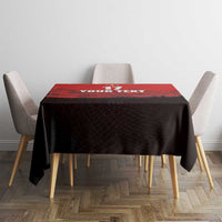 Custom Switzerland Football Tablecloth Swiss Alps