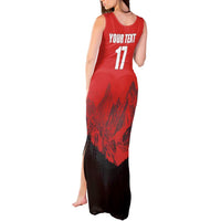 Custom Switzerland Football Tank Maxi Dress Swiss Alps