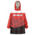 Custom Switzerland Football Wearable Blanket Hoodie Swiss Alps