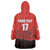 Custom Switzerland Football Wearable Blanket Hoodie Swiss Alps