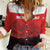 Custom Switzerland Football Women Casual Shirt Swiss Alps