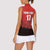 Custom Switzerland Football Women Sleeveless Polo Shirt Swiss Alps