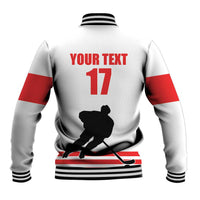 Custom Switzerland Ice Hockey Baseball Jacket Come on La Nati