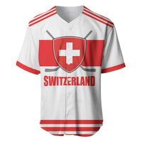 Custom Switzerland Ice Hockey Baseball Jersey Come on La Nati