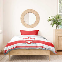 Custom Switzerland Ice Hockey Bedding Set Come on La Nati