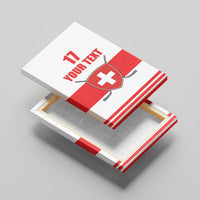 Custom Switzerland Ice Hockey Canvas Wall Art Come on La Nati