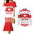 Custom Switzerland Ice Hockey Couples Matching Mermaid Dress and Long Sleeve Button Shirt Come on La Nati