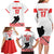 Custom Switzerland Ice Hockey Family Matching Long Sleeve Bodycon Dress and Hawaiian Shirt Come on La Nati
