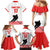 Custom Switzerland Ice Hockey Family Matching Mermaid Dress and Hawaiian Shirt Come on La Nati