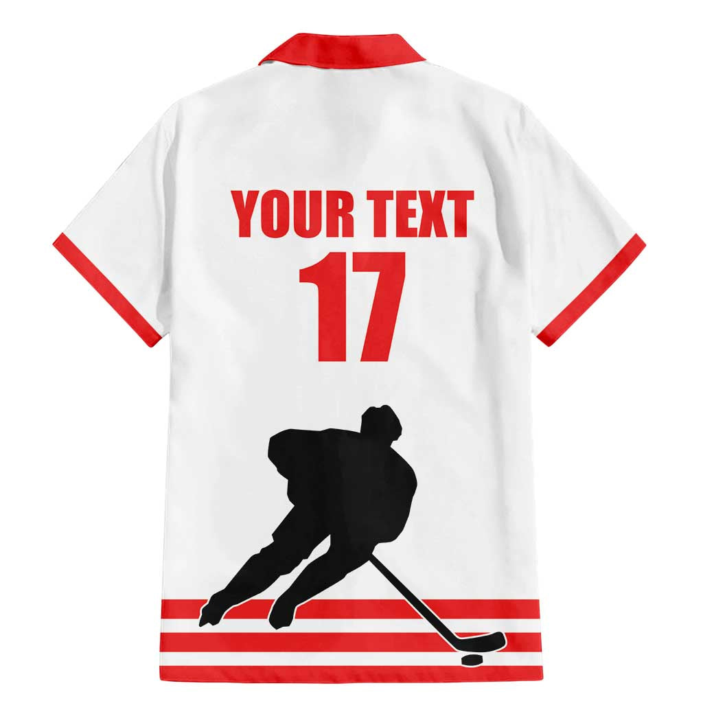 Custom Switzerland Ice Hockey Family Matching Mermaid Dress and Hawaiian Shirt Come on La Nati