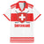 Custom Switzerland Ice Hockey Family Matching Off Shoulder Maxi Dress and Hawaiian Shirt Come on La Nati