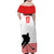 Custom Switzerland Ice Hockey Family Matching Off Shoulder Maxi Dress and Hawaiian Shirt Come on La Nati