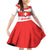 Custom Switzerland Ice Hockey Family Matching Off Shoulder Short Dress and Hawaiian Shirt Come on La Nati
