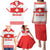 Custom Switzerland Ice Hockey Family Matching Puletasi and Hawaiian Shirt Come on La Nati