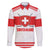 Custom Switzerland Ice Hockey Family Matching Short Sleeve Bodycon Dress and Hawaiian Shirt Come on La Nati
