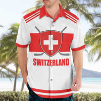 Custom Switzerland Ice Hockey Hawaiian Shirt Come on La Nati