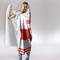 Custom Switzerland Ice Hockey Hooded Blanket Come on La Nati