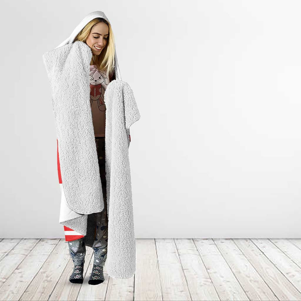 Custom Switzerland Ice Hockey Hooded Blanket Come on La Nati