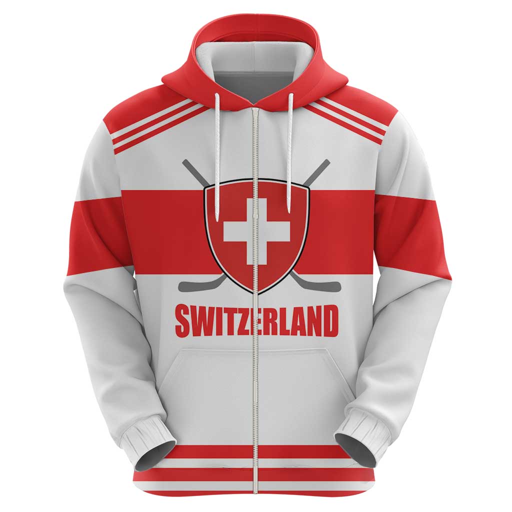 Custom Switzerland Ice Hockey Hoodie Come on La Nati