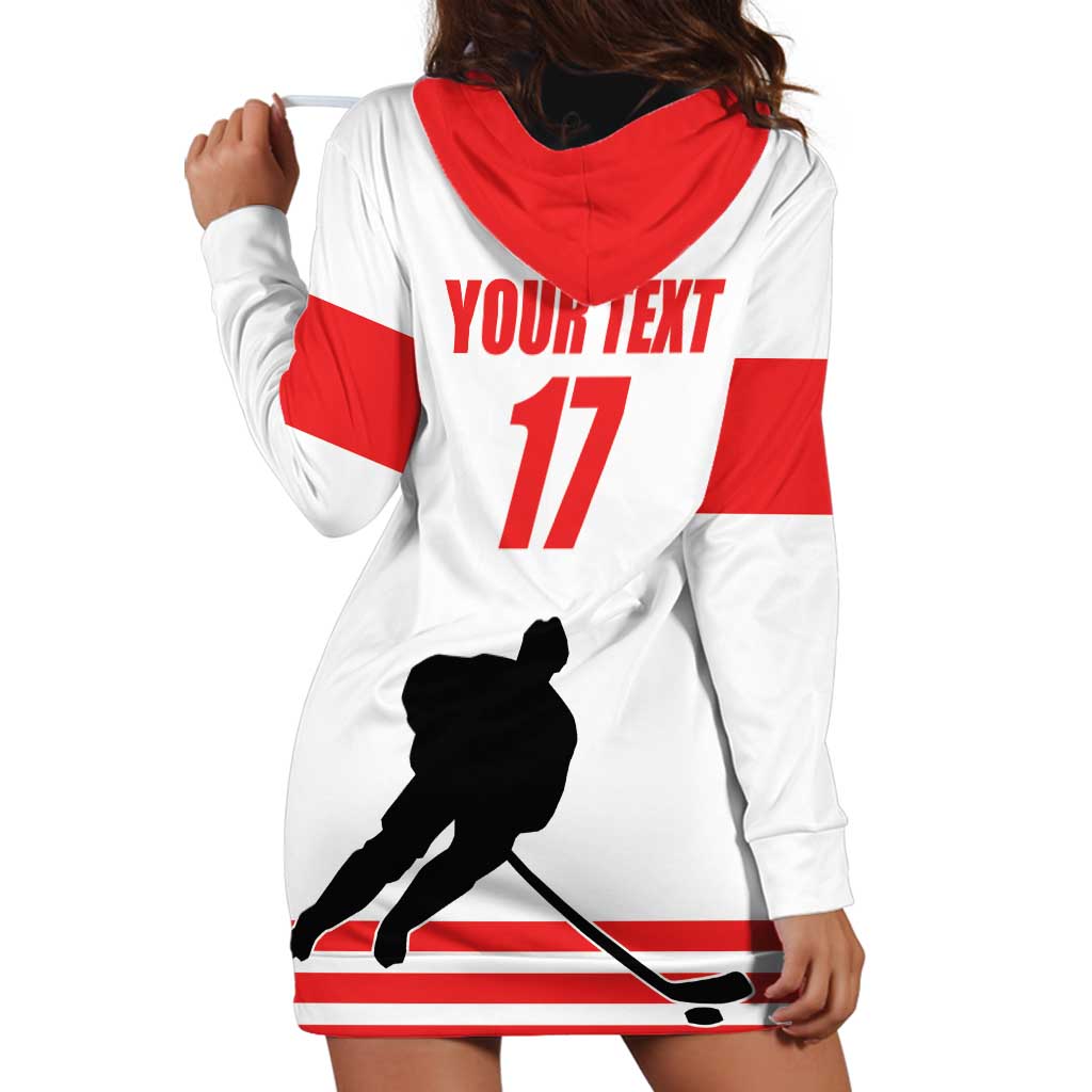 Custom Switzerland Ice Hockey Hoodie Dress Come on La Nati