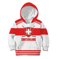 Custom Switzerland Ice Hockey Kid Hoodie Come on La Nati