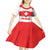 Custom Switzerland Ice Hockey Kid Short Sleeve Dress Come on La Nati