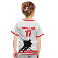 Custom Switzerland Ice Hockey Kid T Shirt Come on La Nati