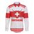 Custom Switzerland Ice Hockey Long Sleeve Button Shirt Come on La Nati