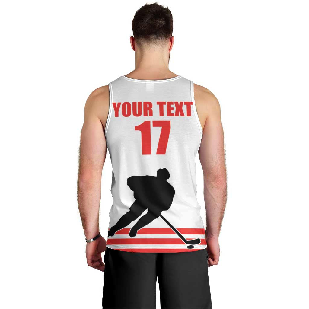 Custom Switzerland Ice Hockey Men Tank Top Come on La Nati