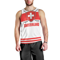 Custom Switzerland Ice Hockey Men Tank Top Come on La Nati