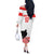 Custom Switzerland Ice Hockey Off The Shoulder Long Sleeve Dress Come on La Nati