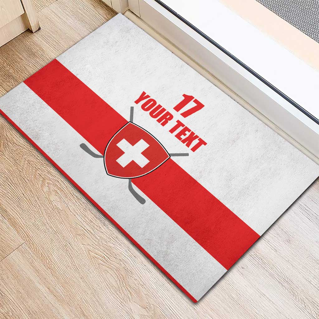 Custom Switzerland Ice Hockey Rubber Doormat Come on La Nati