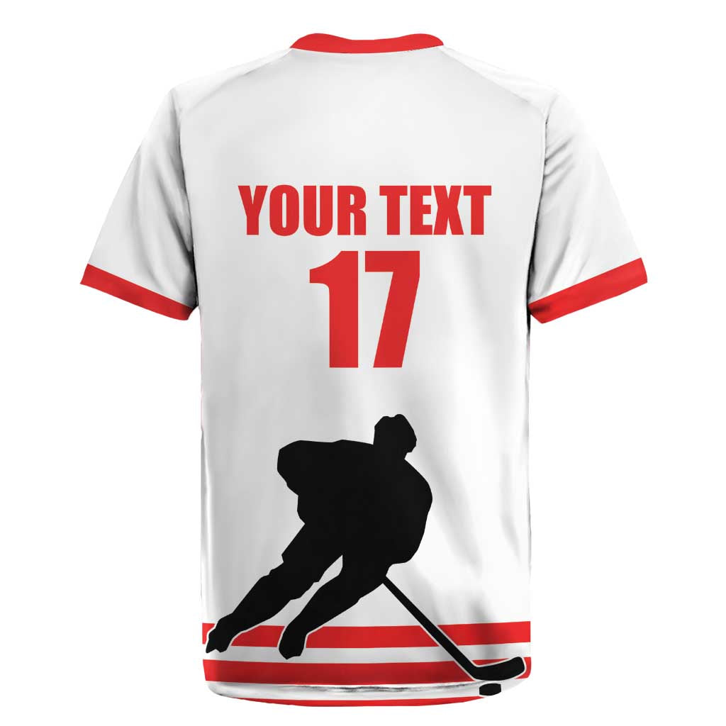 Custom Switzerland Ice Hockey Rugby Jersey Come on La Nati