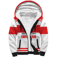 Custom Switzerland Ice Hockey Sherpa Hoodie Come on La Nati