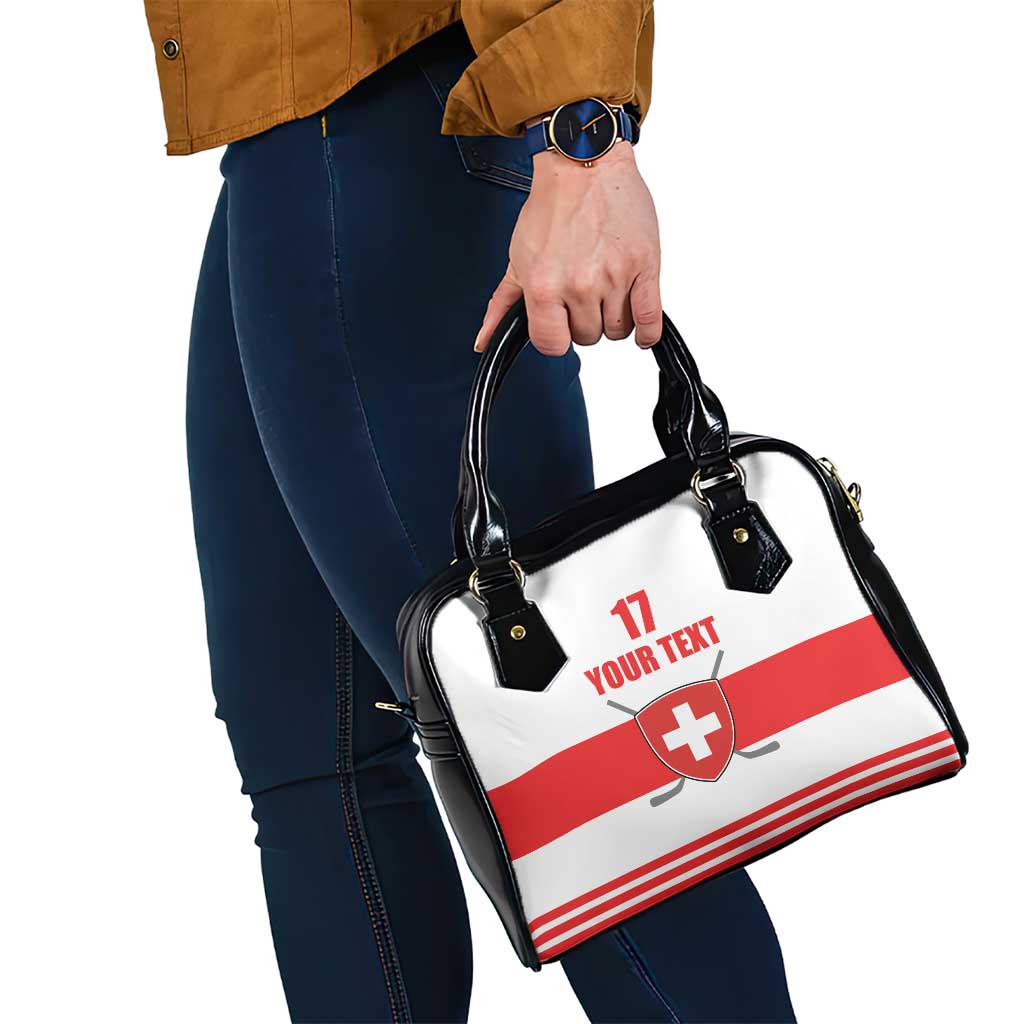 Custom Switzerland Ice Hockey Shoulder Handbag Come on La Nati